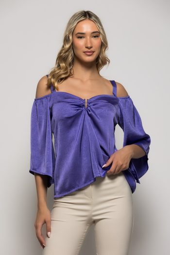 Μπλούζα cut shoulder